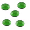 Originated from the mines in Russia Very nice Luster A Grade Green Chrome Diopside Cabochon Lot